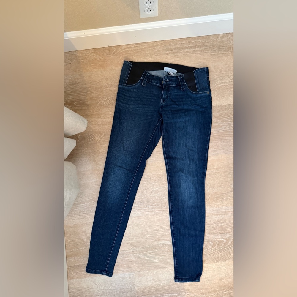 Isabel Maternity by Ingrid & Isabel Navy Skinny Jeans